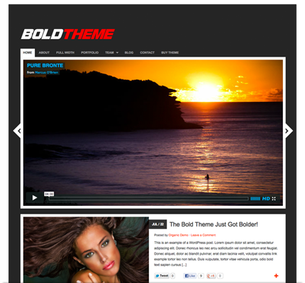 Bold Theme