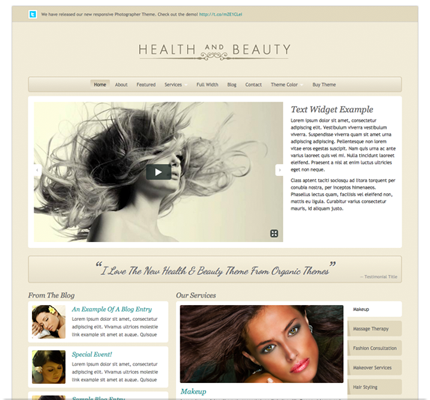 Health & Beauty Theme