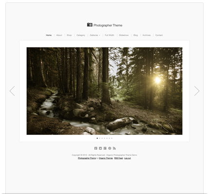 Photographer Theme